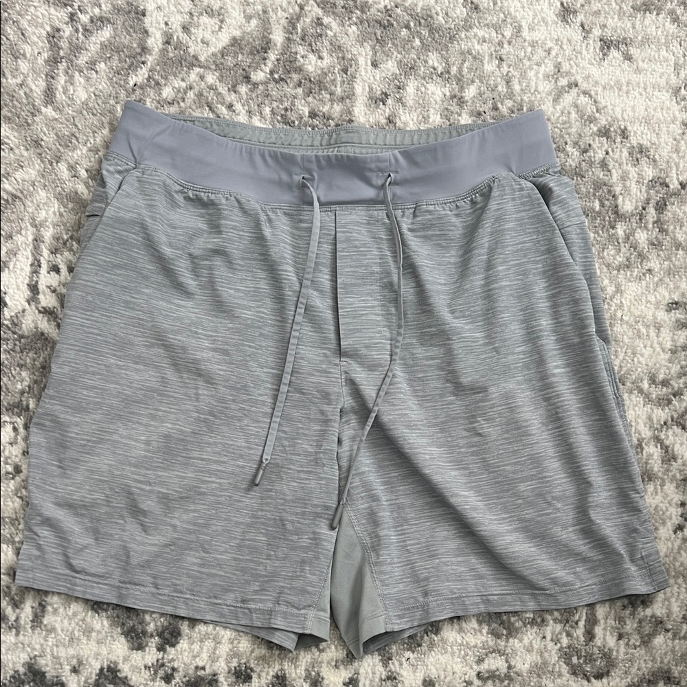 Lululemon Athletica Men's Heather Gray Athletic Shorts